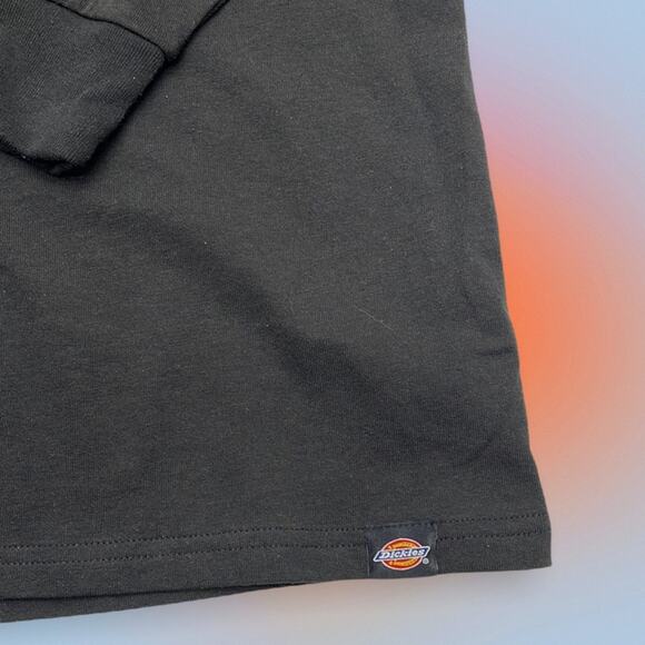 DICKIES Men’s 2XL Black Long Sleeve Graphic Logo Tee Shirt - Picture 4 of 4